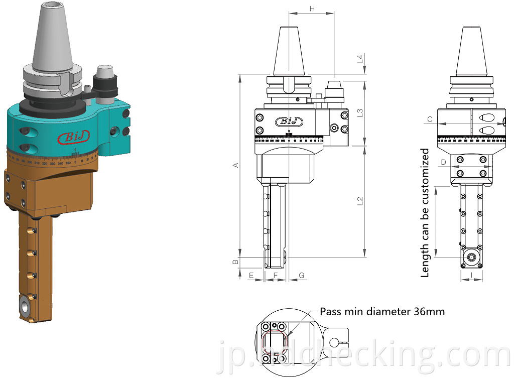 Mini milling head